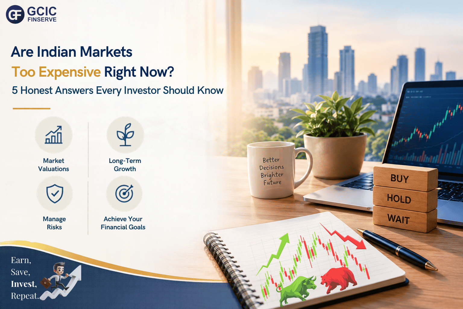 Indian market valuation and investment planning for Delhi NCR investors